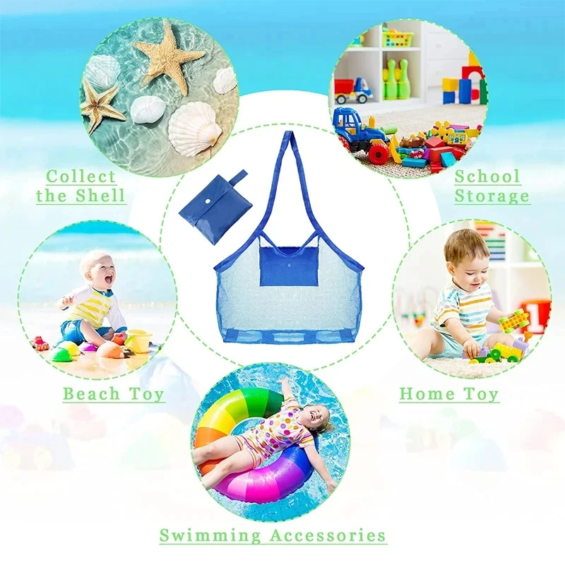 1 Buah Tas Pantai Jaring Besar - Tote Bag Beach ulasan dan harga