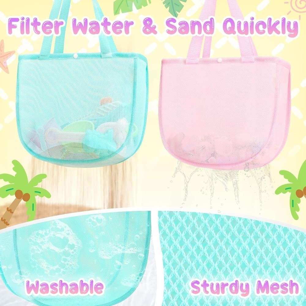 INS Tas Jaring Warna Solid Rin - Tote Bag Beach ulasan dan harga