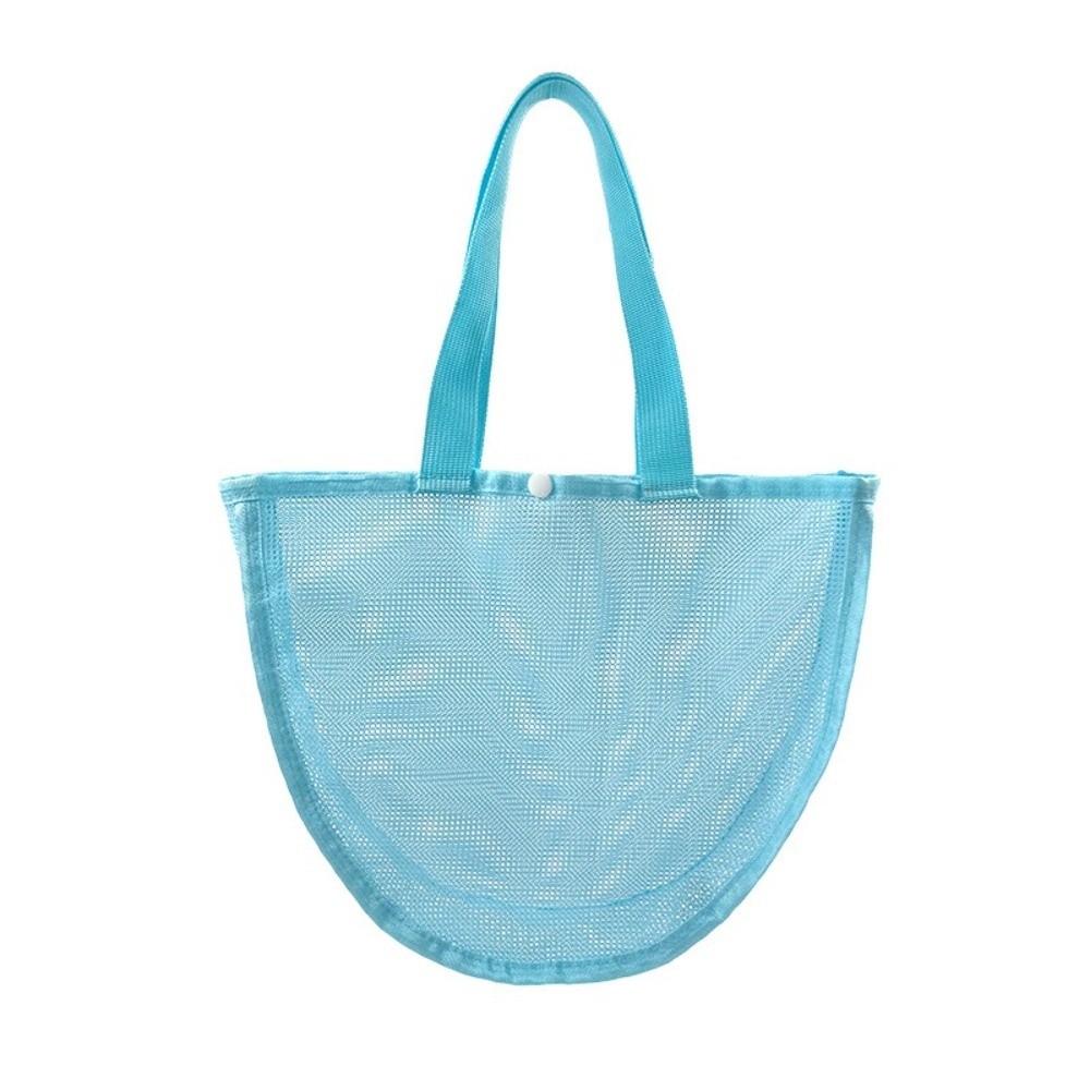 INS Tas Jaring Warna Solid Rin - Tote Bag Beach ulasan dan harga